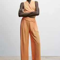 Mango Wide Leg Fluid Trousers 15 Mango Wide Leg Fluid Trousers -Mango popular store mango 8300 7459046 6