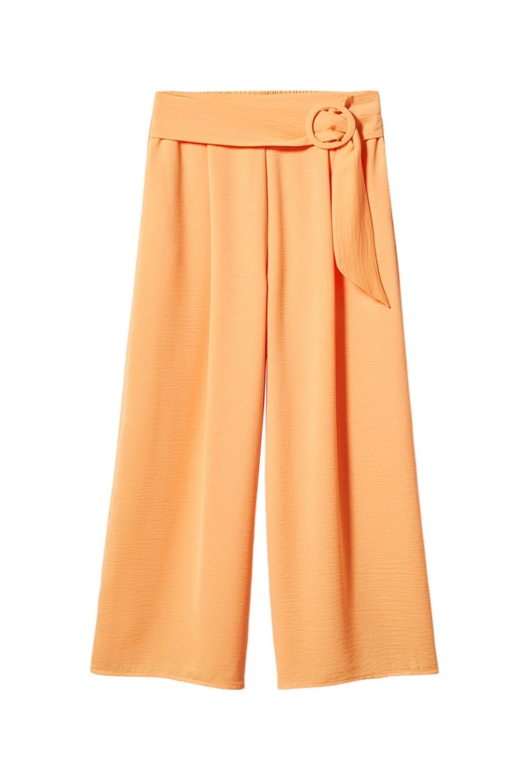 Mango Wide Leg Fluid Trousers 10 Mango Wide Leg Fluid Trousers - Image 8