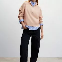 Mango High Neck Sweater With Zip 12 Mango High Neck Sweater With Zip -Mango popular store mango 8307 8229046 4