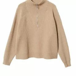 Mango High Neck Sweater With Zip 15 Mango High Neck Sweater With Zip -Mango popular store mango 8308 8229046 7