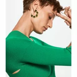 Mango Crossed Crop Sweater -Mango popular store mango 8312 2626626 3