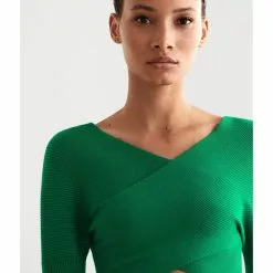 Mango Crossed Crop Sweater -Mango popular store mango 8313 2626626 4