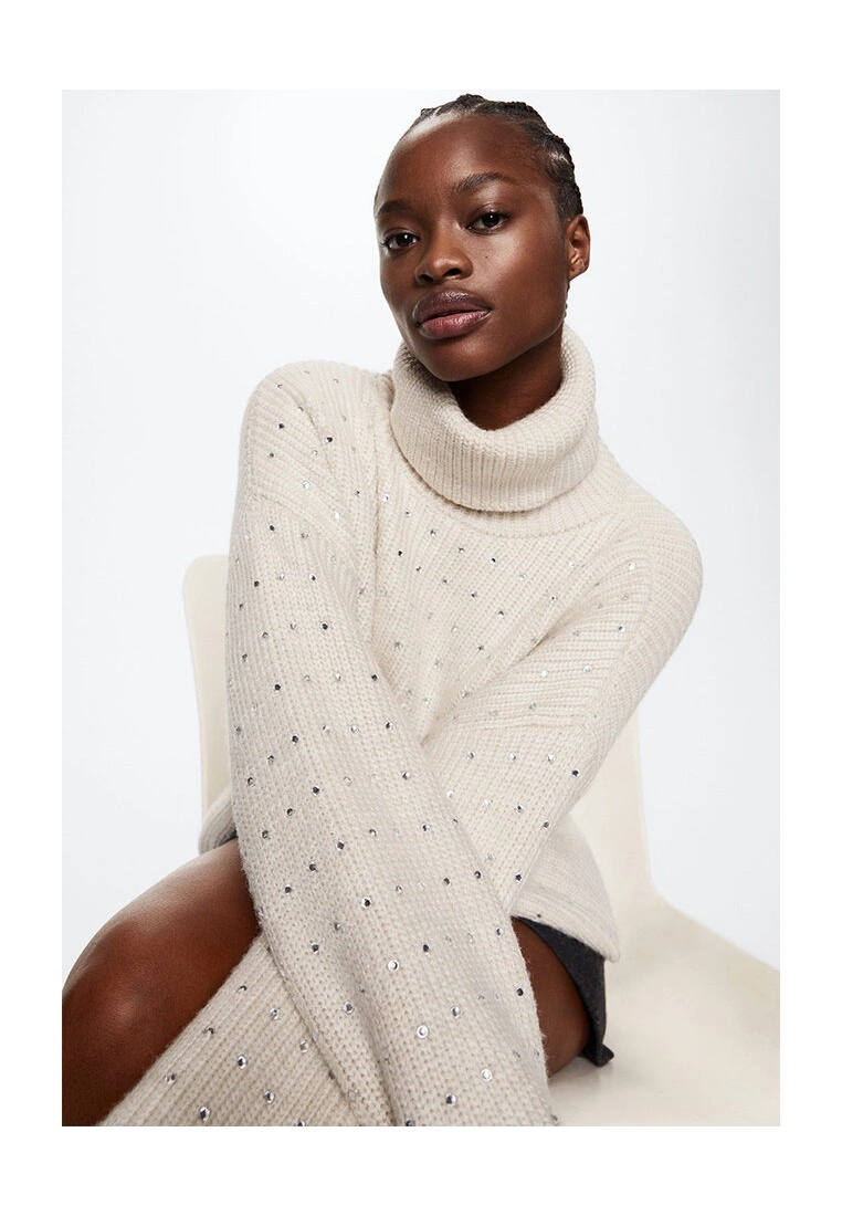 Mango Crystal Detail Sweater 5 Mango Crystal Detail Sweater - Image 3