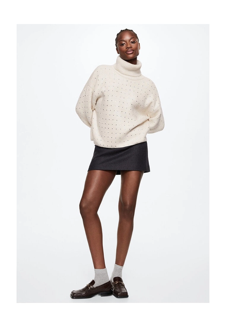 Mango Crystal Detail Sweater 6 Mango Crystal Detail Sweater - Image 4