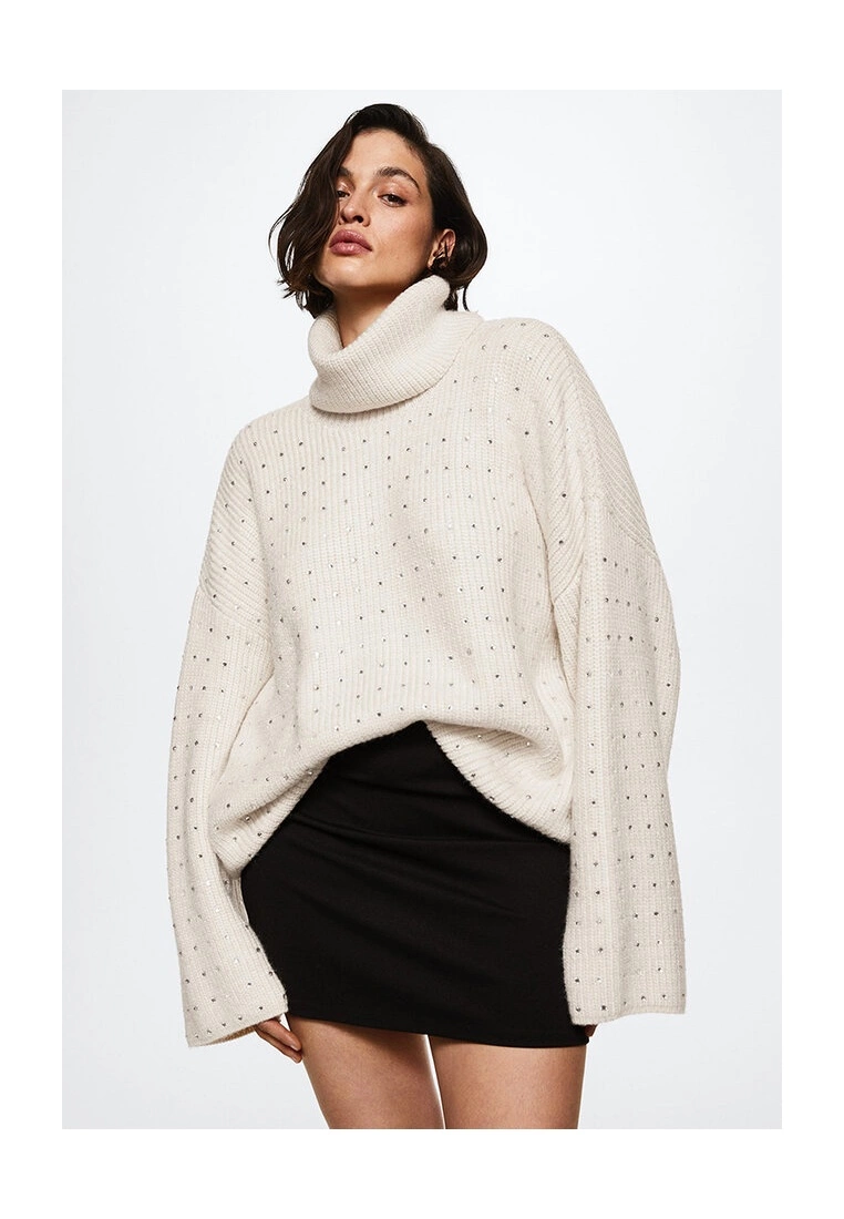 Mango Crystal Detail Sweater 7 Mango Crystal Detail Sweater - Image 5