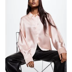 Mango 100% Silk Shirt -Mango popular store mango 8354 9627726 4