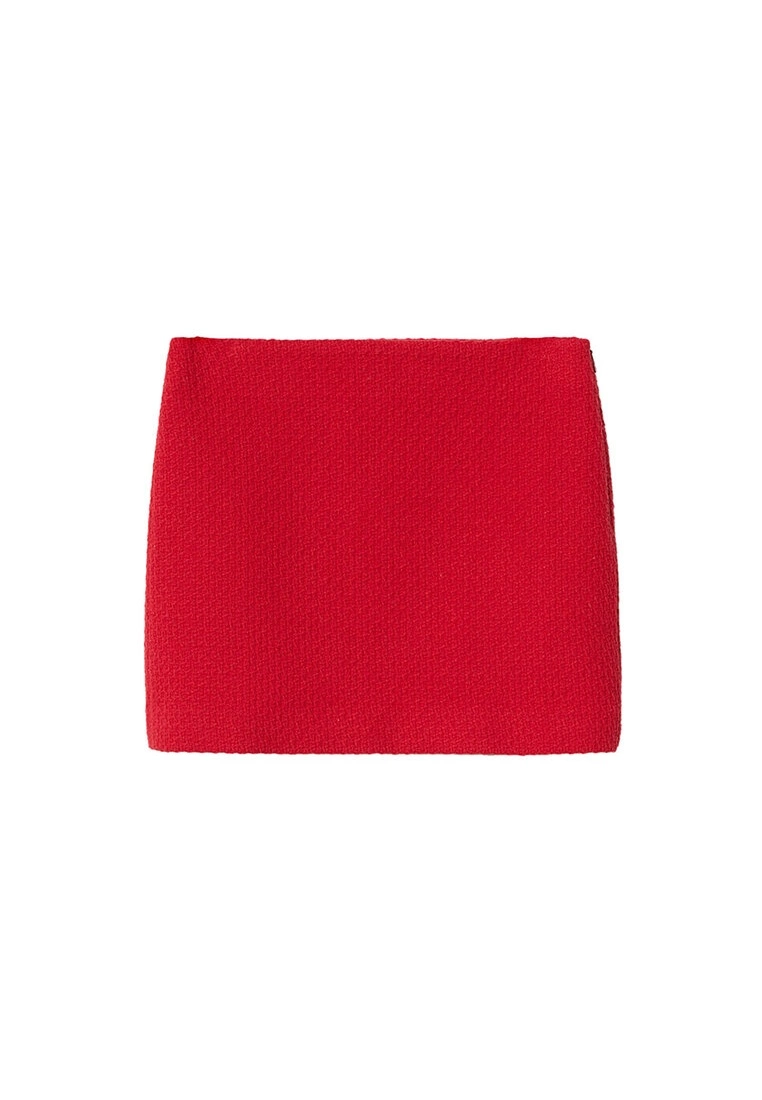 Mango Cotton Tweed Mini Skirt 8 Mango Cotton Tweed Mini Skirt - Image 6