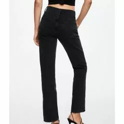 Mango Mid-Rise Straight Jeans -Mango popular store mango 8399 7348526 2