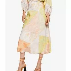 Mango Paisley Print Skirt