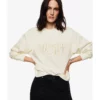 Mango Embroidered Message Sweatshirt -Mango popular store mango 8406 0717726 1