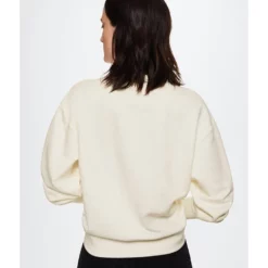 Mango Embroidered Message Sweatshirt -Mango popular store mango 8407 0717726 3