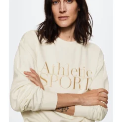 Mango Embroidered Message Sweatshirt -Mango popular store mango 8407 0717726 4