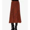 Mango Printed Midi Skirt -Mango popular store mango 8410 0287526 1
