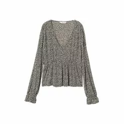 Mango Flowy Textured Blouse -Mango popular store mango 8434 8317726 5