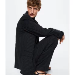 Mango Pinstripe Suit Blazer -Mango popular store mango 8463 0427726 3