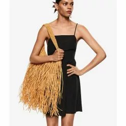 Mango Cut-Out Back Dress