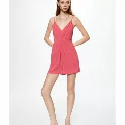 Mango Knot Texture Jumpsuit -Mango popular store mango 8488 5869026 5