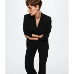 Mango Double-Breasted Suit Blazer -Mango popular store mango 8515 1155626 5