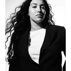 Mango Double-Breasted Suit Blazer -Mango popular store mango 8516 1155626 7