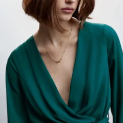 Mango Bow Wrap Jumpsuit -Mango popular store mango 8538 8516936 4