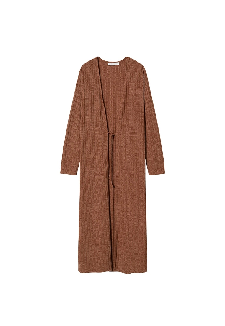 Mango Ribbed Long Cardigan 8 Mango Ribbed Long Cardigan - Image 6