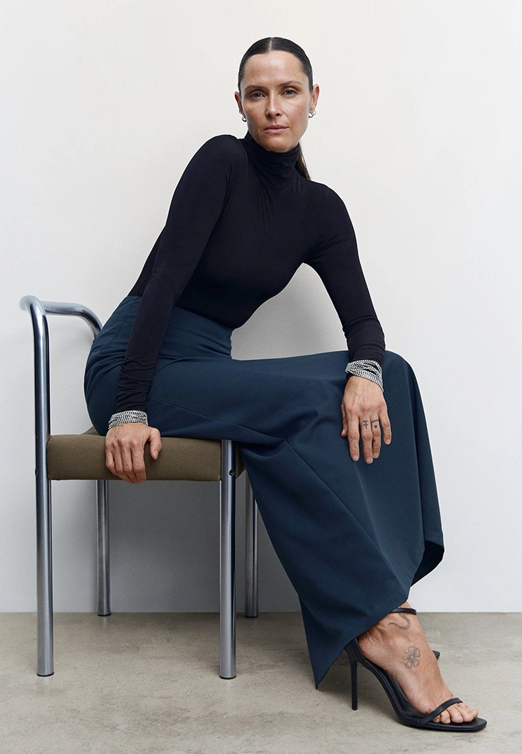 Mango Flowy Long Skirt 6 Mango Flowy Long Skirt - Image 4