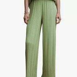 Mango Pleated Wide Leg Trousers