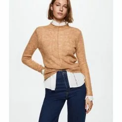 Mango Decorative Seam Sweater