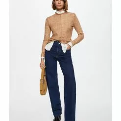 Mango Decorative Seam Sweater -Mango popular store mango 8550 9048526 4