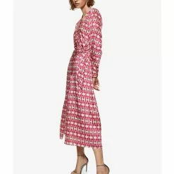 Mango Print Wrap Dress