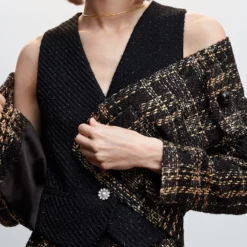 Mango Pocket Tweed Jacket 10 Mango Pocket Tweed Jacket -Mango popular store mango 8599 5747636 3