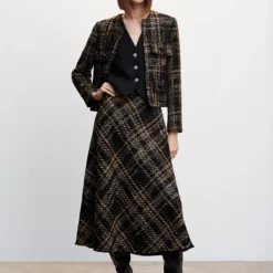 Mango Pocket Tweed Jacket 11 Mango Pocket Tweed Jacket -Mango popular store mango 8600 5747636 4