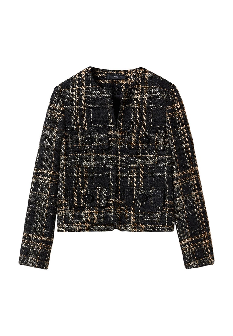 Mango Pocket Tweed Jacket 8 Mango Pocket Tweed Jacket - Image 6