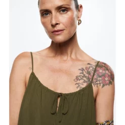 Mango Bow Neck Jumpsuit -Mango popular store mango 8602 8203426 3