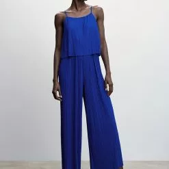 Mango Plisse Jumpsuit -Mango popular store mango 8602 9732536 4