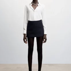 Mango Buttoned Flowy Shirt -Mango popular store mango 8603 5057636 4