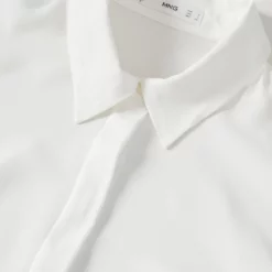 Mango Buttoned Flowy Shirt -Mango popular store mango 8603 5057636 5