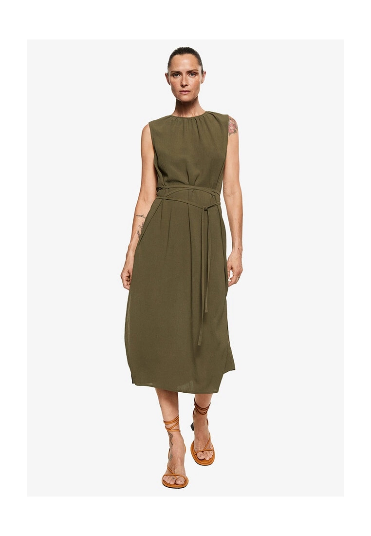 Mango Belted Textured Dress 3 Mango Belted Textured Dress