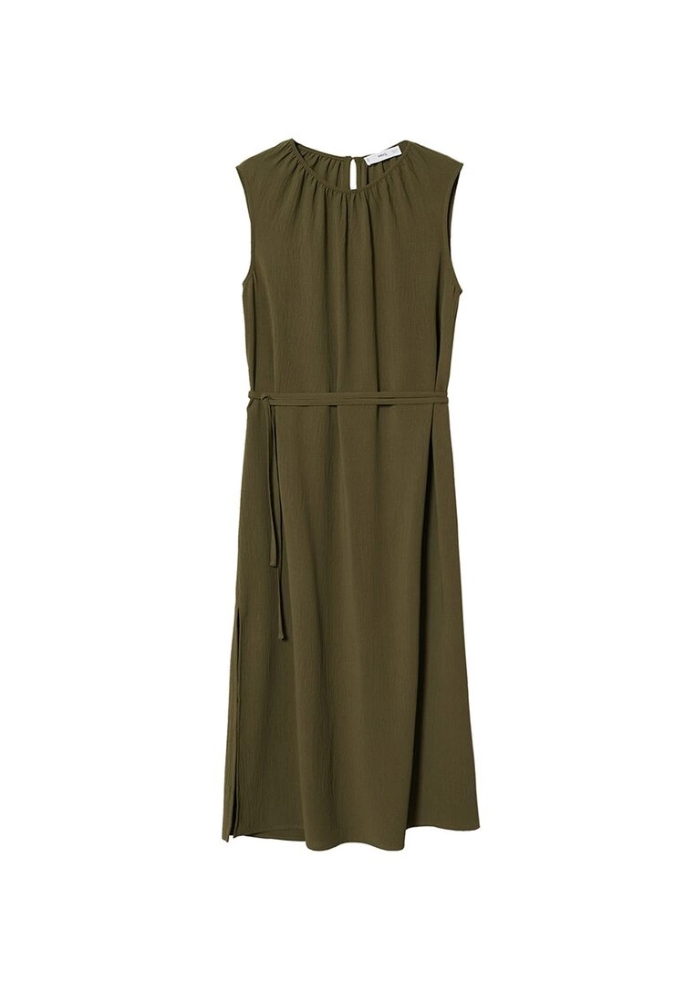 Mango Belted Textured Dress 9 Mango Belted Textured Dress - Image 7