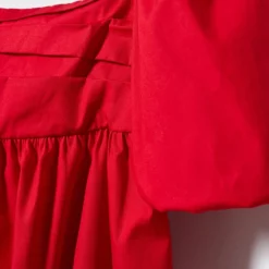 Mango Puffed Sleeves Cotton Dress -Mango popular store mango 8611 3847636 5