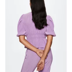 Mango Pleated Blouse With Ruffles 12 Mango Pleated Blouse With Ruffles -Mango popular store mango 8614 7548326 3