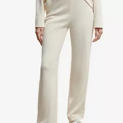 Mango Ribbed Knit Trousers