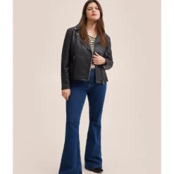 Mango Leather Biker Jacket -Mango popular store mango 8622 3238326 6