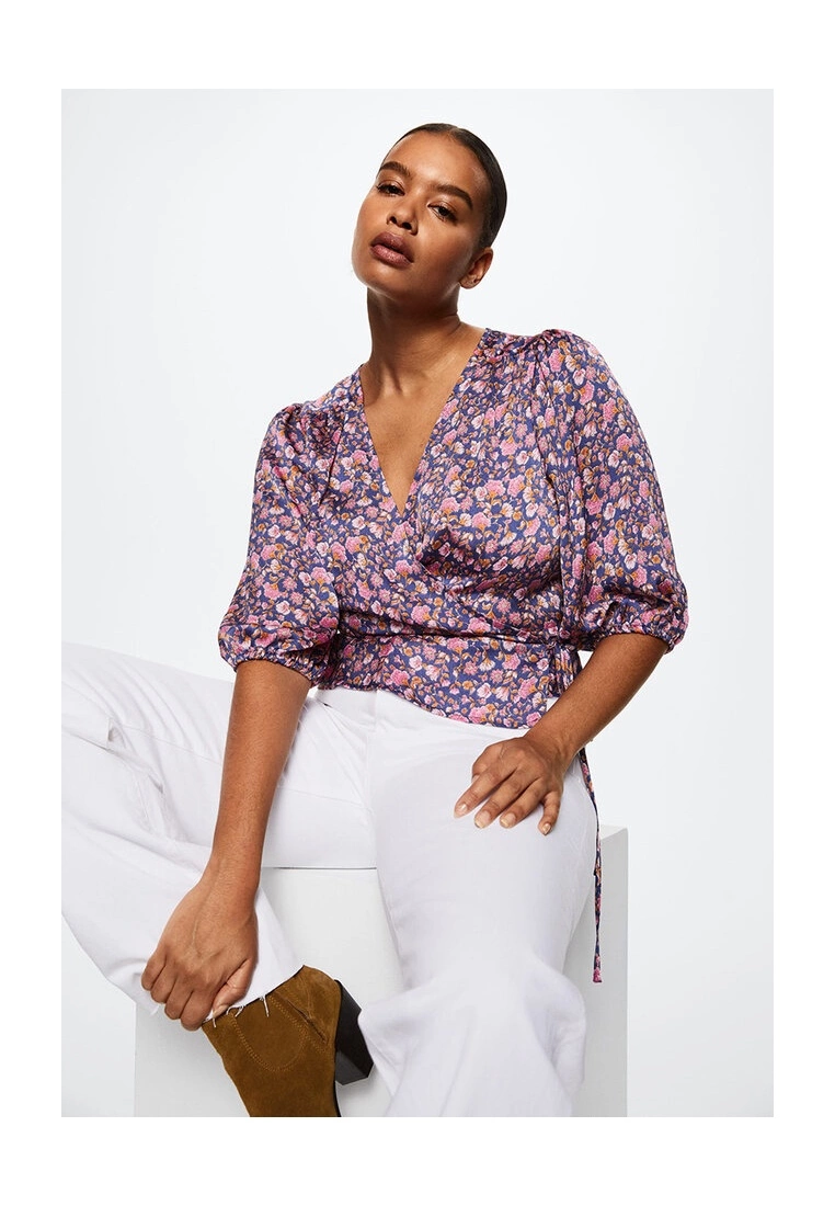 Mango Floral Print Blouse 4 Mango Floral Print Blouse - Image 2