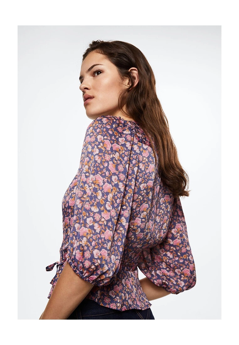 Mango Floral Print Blouse 5 Mango Floral Print Blouse - Image 3