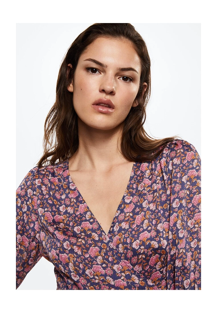 Mango Floral Print Blouse 6 Mango Floral Print Blouse - Image 4