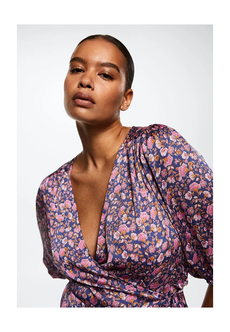 Mango Floral Print Blouse 8 Mango Floral Print Blouse - Image 6