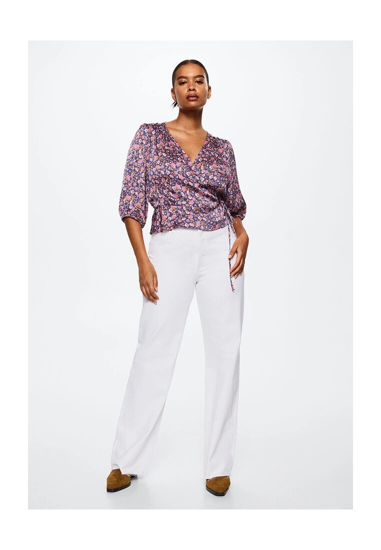 Mango Floral Print Blouse 9 Mango Floral Print Blouse - Image 7