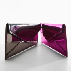 Mango Metallic Flap Wallet -Mango popular store mango 8631 4642536 4