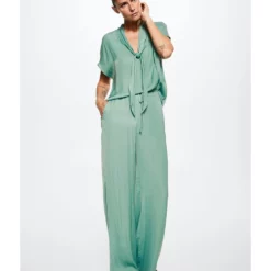 Mango Bow Satin Blouse 13 Mango Bow Satin Blouse -Mango popular store mango 8636 7992426 5